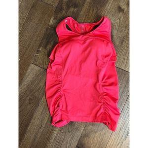 Athleta Ruched Bra 34A Tank top 903763 Red Small